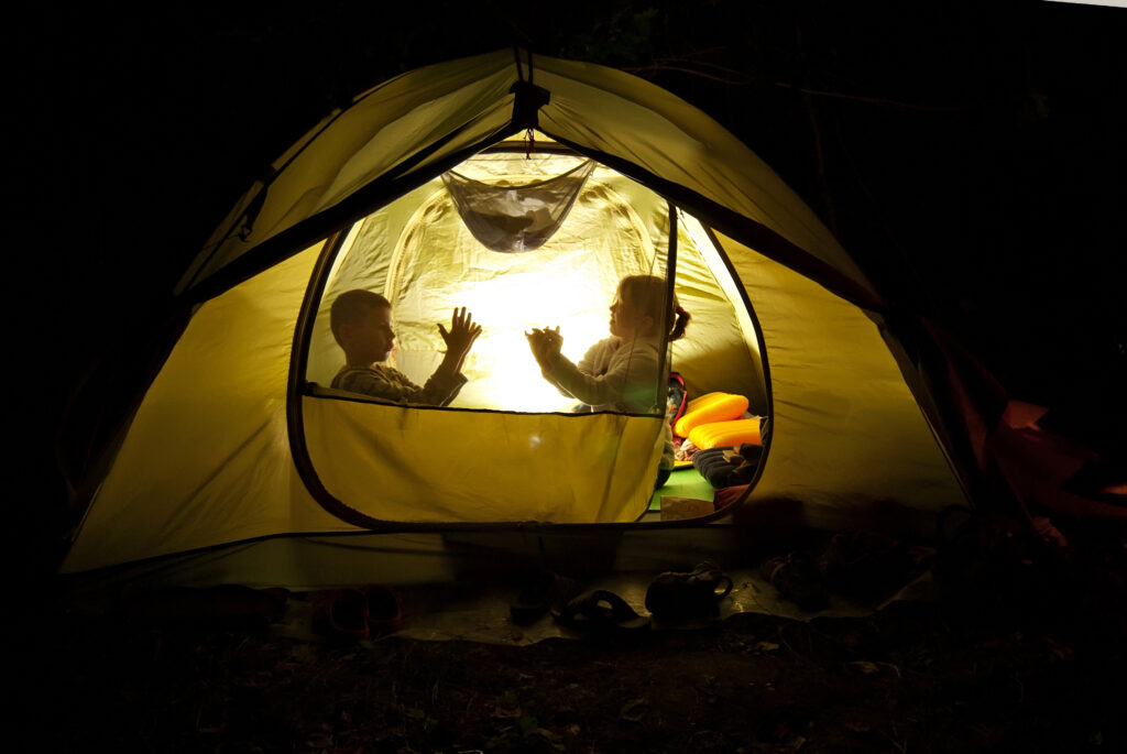 end-of-summer bucket list backyard camping